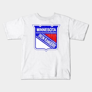 Defunct Minnesota Iron Rangers Hockey Kids T-Shirt